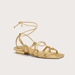 Cult Gaia Maddox Sandals Brass